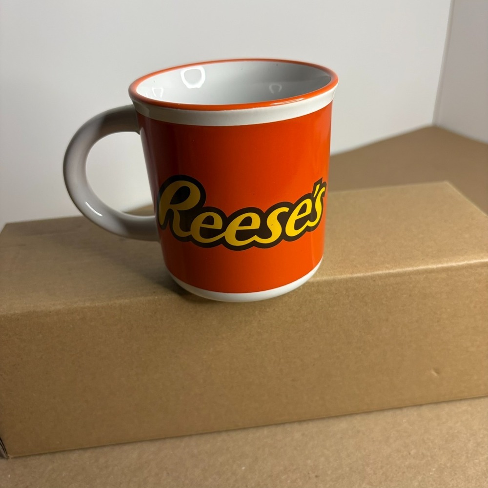 Reese's Orange Coffee Mug Galerie Official Hershey Licensed Ceramic Microwave Sa